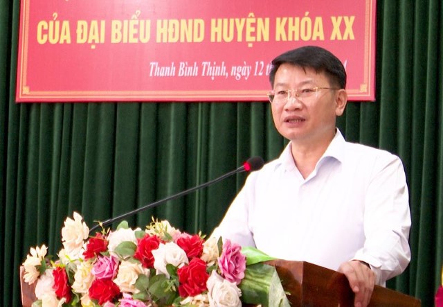 Tổ đại biểu HĐND huyện tiếp xúc cử tri tại xã Thanh Bình Thịnh